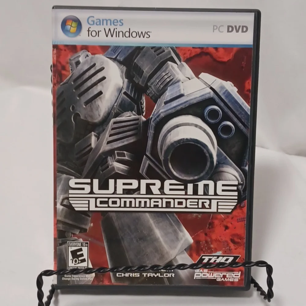 3/$12 Supreme Commander PC Game with Poster and Holographic Collectors Card